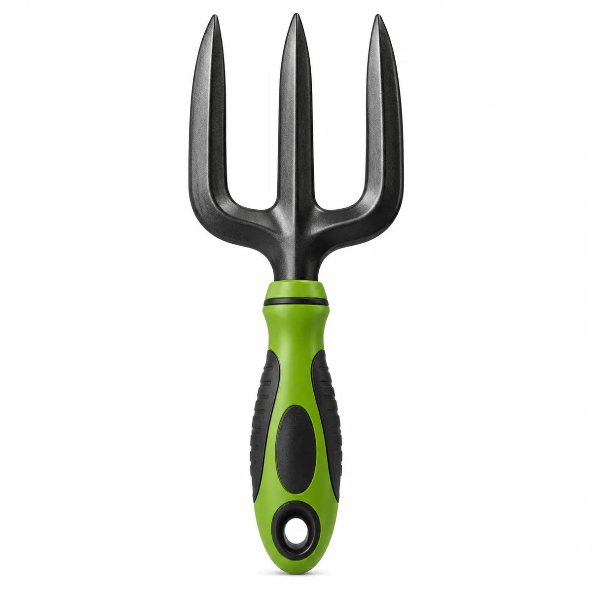 Floranza Garden Hand Fork with Green Grip Handle