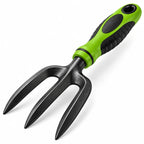 Floranza Garden Hand Fork with Green Grip Handle