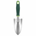 Floranza Garden Hand Trowel with Pointed Metal Scoop and Dark Green Grip Handle