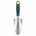 Floranza Garden Hand Trowel with Pointed Metal Scoop and Dark Green Grip Handle