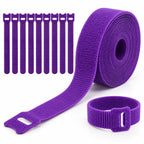 Floranza Purple Reusable Plant Ties with Tape Roll